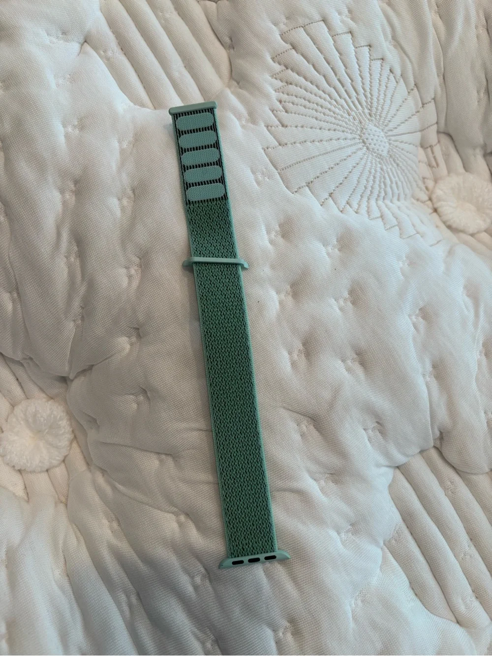 Apple Green Woven Nylon Apple Watch Band